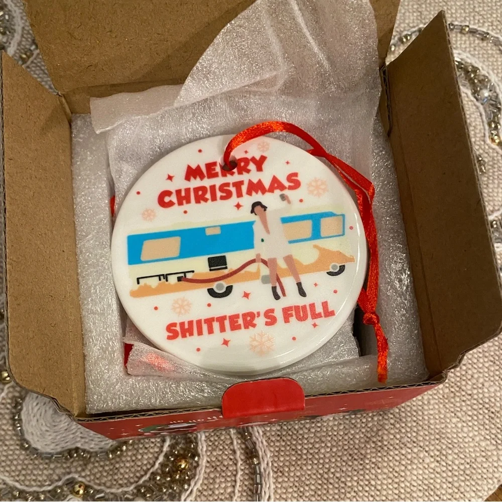 Christmas Vacation Themed Ornament Set/ 6 ornaments